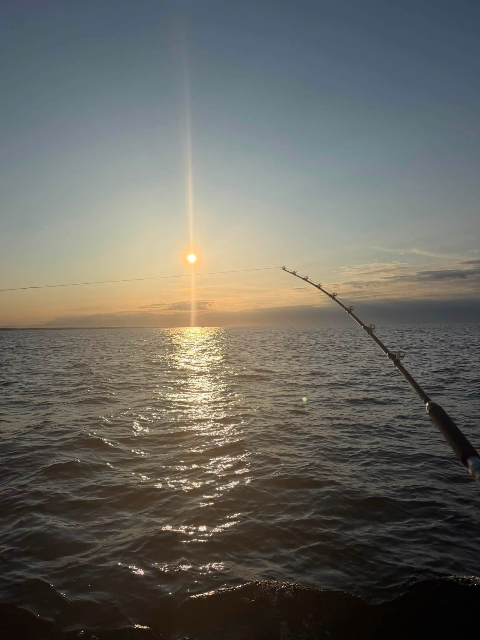 Fishing at Sunset